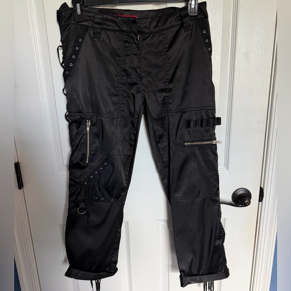 River Island Black Utility Cargo with Zipper Accents 12